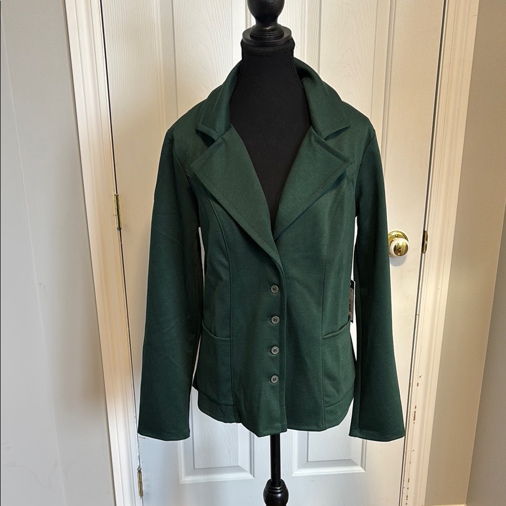 Women's Green Jacket- Canadian Designer Kollontai